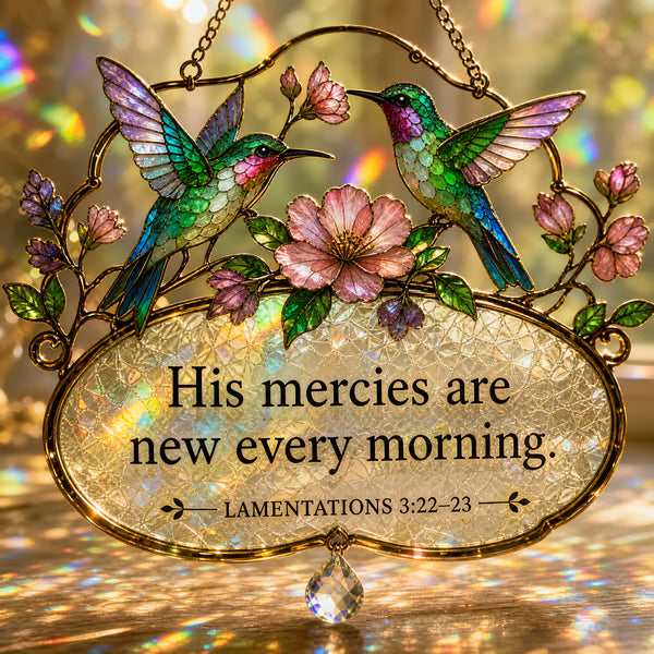 🕊️🎶 Psalm 89:1 Songbird Window Suncatcher