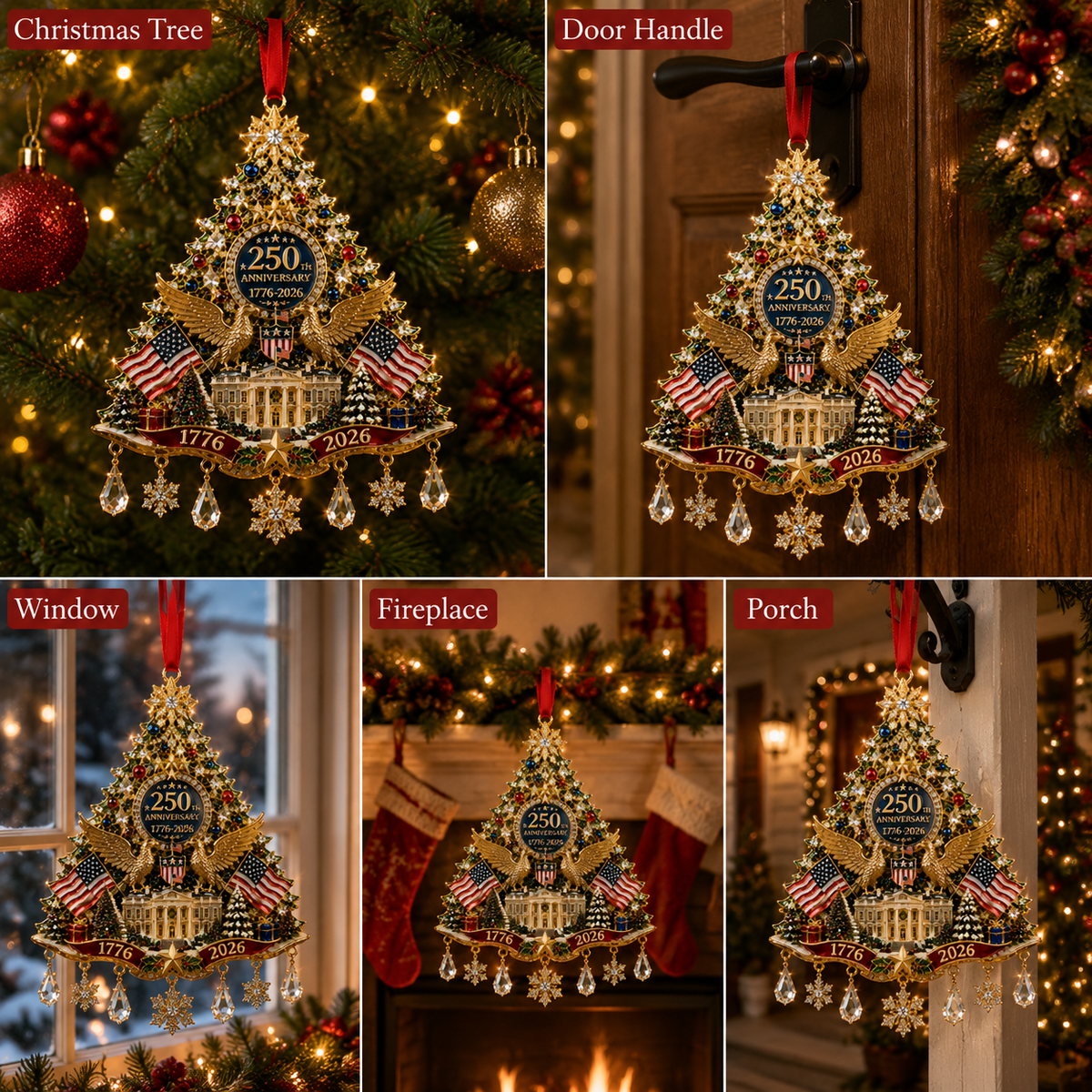 ✨ Sparkling Christmas Tree Ornament – Limited Anniversary Edition – Once the season is over, this special design won't return 🎄