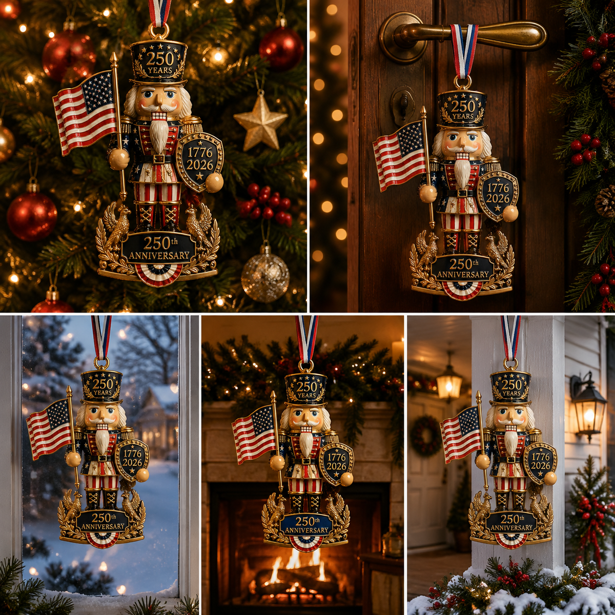 ๐ Nutcracker-themed Christmas Tree Ornament โ Limited Anniversary Edition