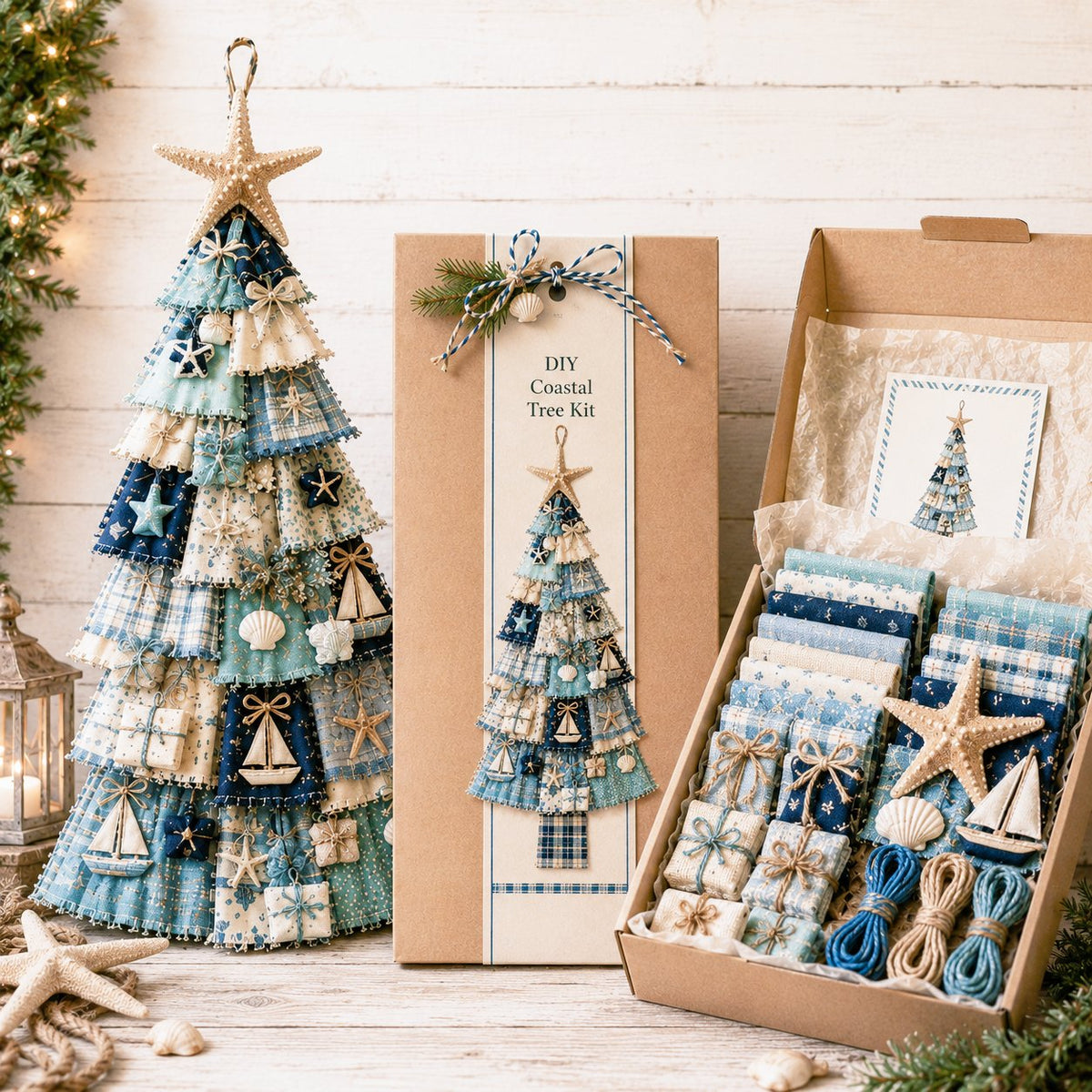 ❤️Beginner-Friendly🎄 DIY Oversized Patchwork Christmas Tree Door Hanging Kit
