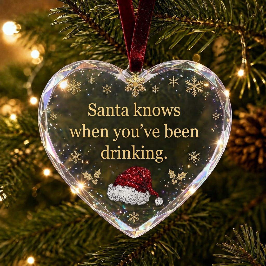 ๐ Fun Heart Christmas Ornaments โ Hang Some Attitude On Your Tree ๐