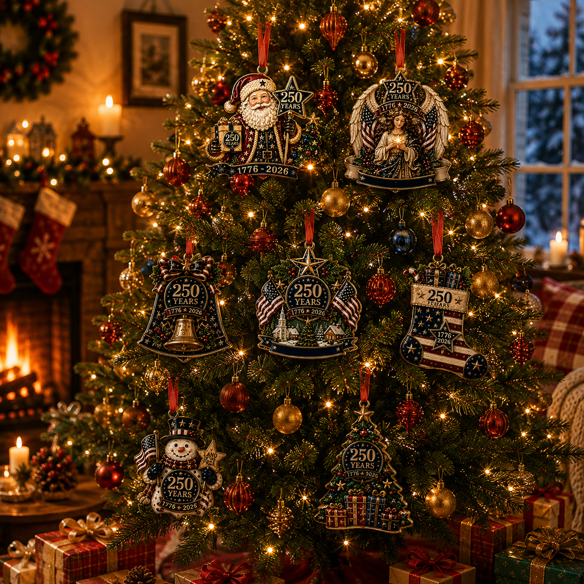 🎄 2026 America 250 Years Christmas Ornament Collection