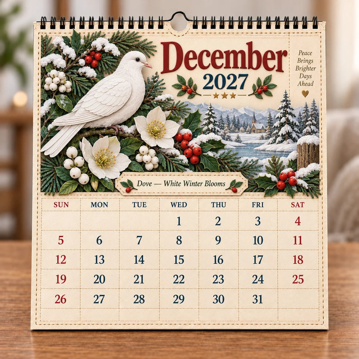 2027 Birds Of America Wall Calendar
