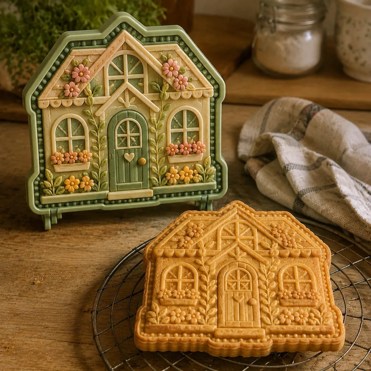 🌸 8-Design Spring Garden Mini Pie Mold Collection – Reusable Embossed Molds for Shaping Detailed Bee, Butterfly, Ladybug, Sunflower, Cottage & More 🥧✨