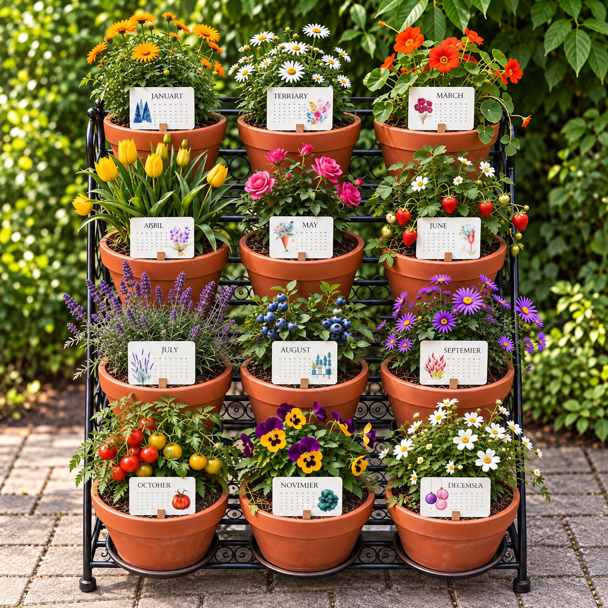 🌱 Eco-Friendly Plantable "Timeless" Seed Calendar 2027