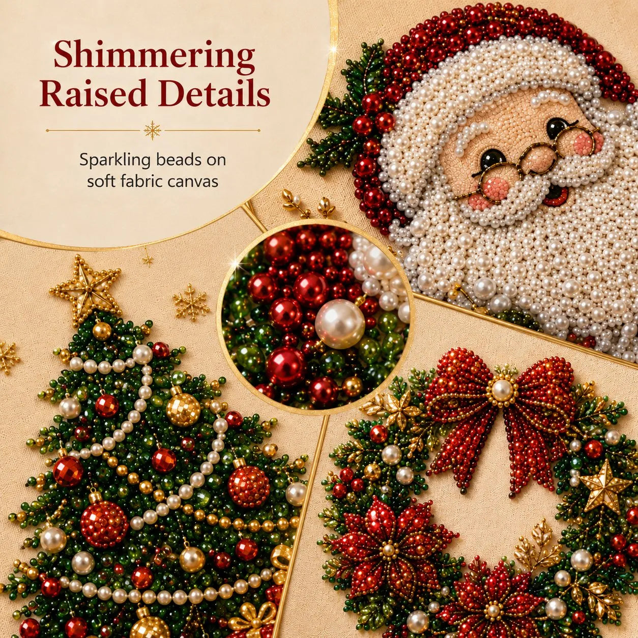🎨💎DIY Christmas Pearl Diamond Painting Art Kit