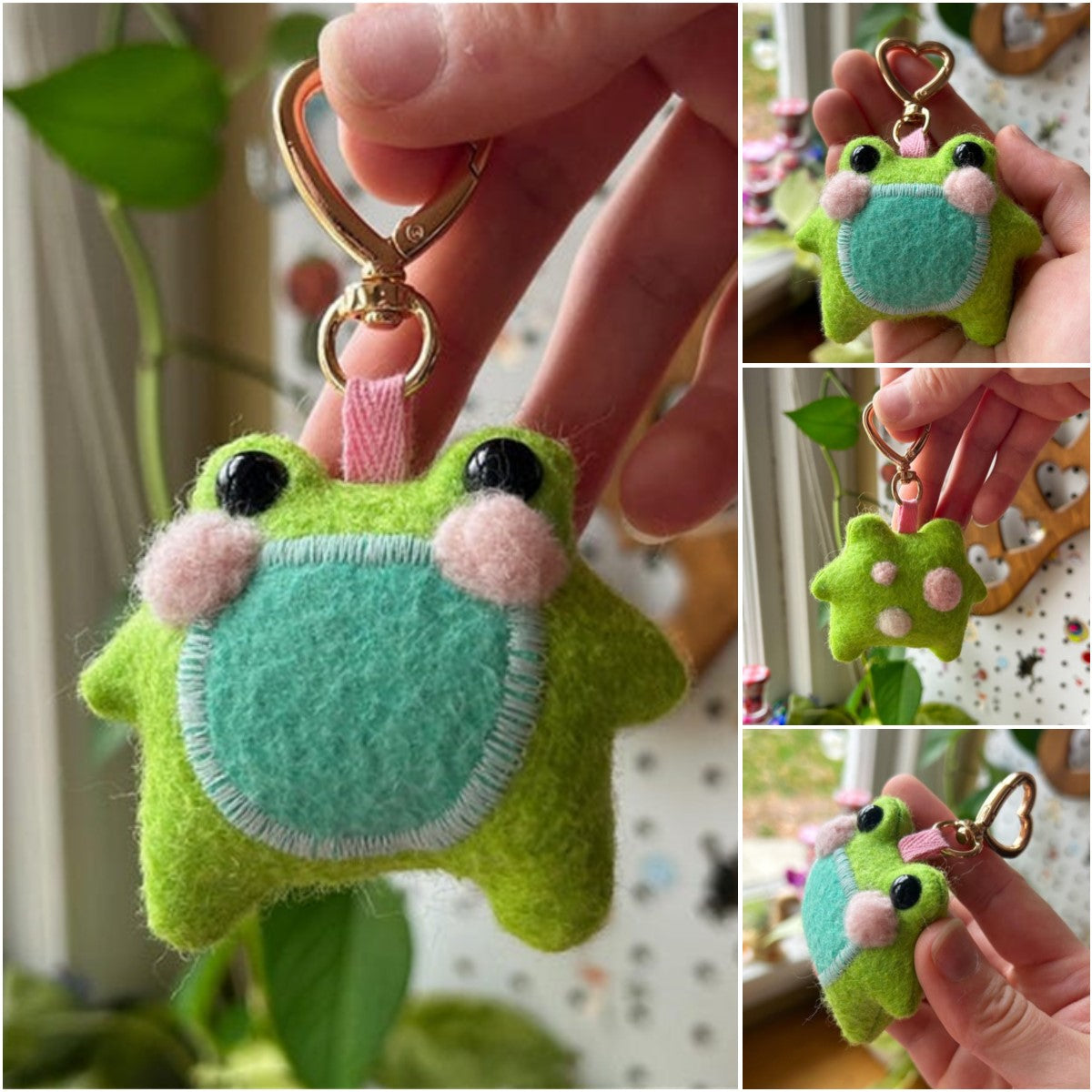 ✨🐸 Twig the Pocket Frog Keychain – Your Tiny Travel Companion 🐸