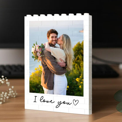 🧩 Custom Photo Block Puzzle – Personalized Gift for Mother’s Day, Best Friends & Couples