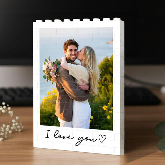 🧩 Custom Photo Block Puzzle – Personalized Gift for Mother’s Day, Best Friends & Couples