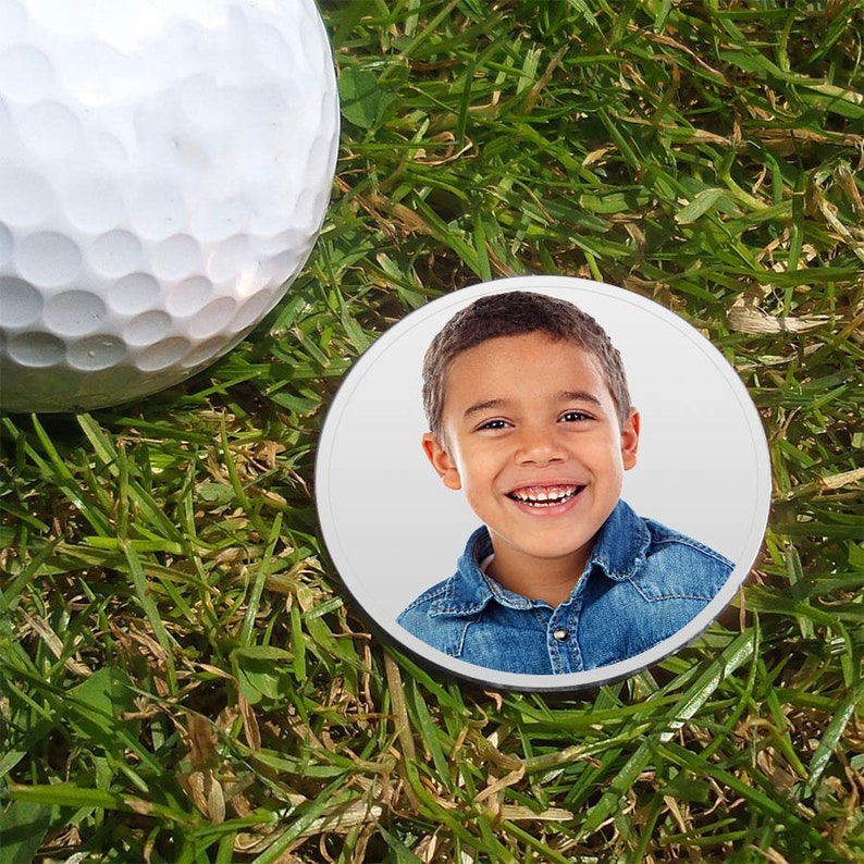 ⛳ Custom Golf Ball Marker – Personalized Photo Golf Marker