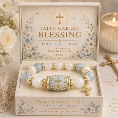 🙏Handmade Blessings Bracelet with Exquisite Gift Box✨Faith • Hope • Healing • Love