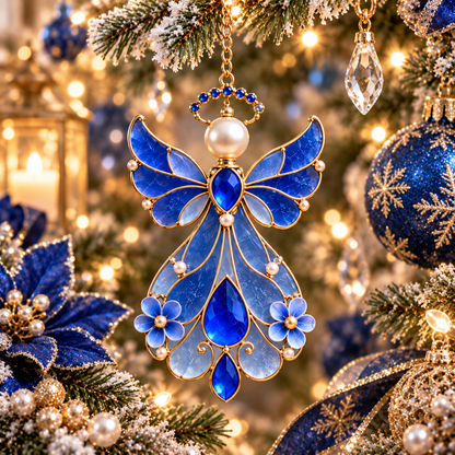 Birth Month Angel Christmas Ornaments – 12 Birthstone Colors