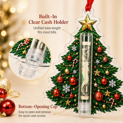 🎄 Christmas Cash Holder Ornament — Turn Cash Into a Christmas Surprise 💵✨