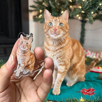 Custom Acrylic Pet Photo Keychain – Keep Your Loved Ones Close