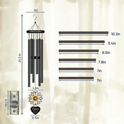 🌻 Personalized Nana Daisy Wind Chime