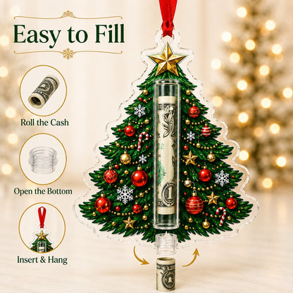 🎄 Christmas Cash Holder Ornament — Turn Cash Into a Christmas Surprise 💵✨