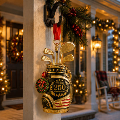 250th Anniversary Golf Christmas Ornament
