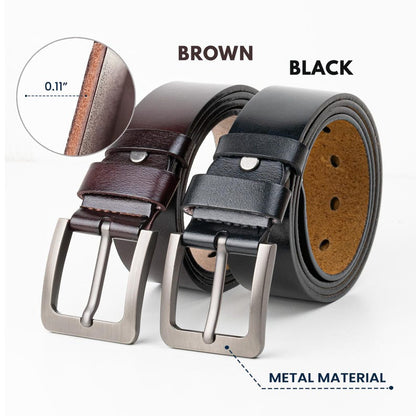 💖🎁2026 Father's Day Funny Gift | 🤠 Custom Engraved Leather Belt