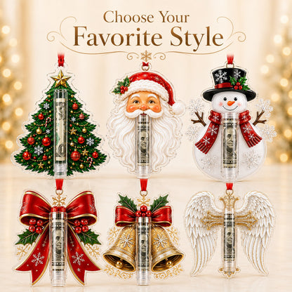 🎄 Christmas Cash Holder Ornament — Turn Cash Into a Christmas Surprise 💵✨
