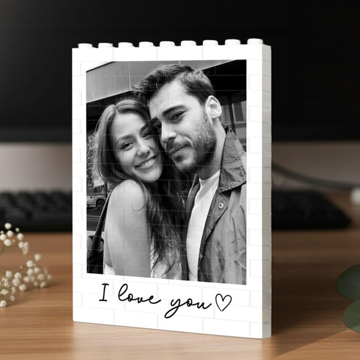 🧩 Custom Photo Block Puzzle – Personalized Gift for Mother’s Day, Best Friends & Couples