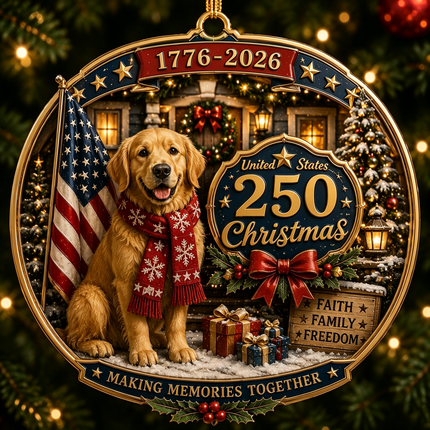 America 250™ Collector Christmas Ornament