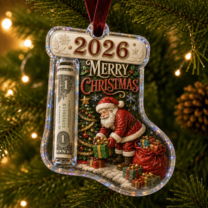 🎅 2026 Christmas Gift 50% Off--Cash Clip Christmas Tree Ornament