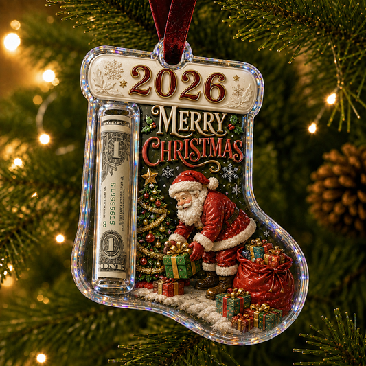 🎅 2026 Christmas Gift 50% Off--Cash Clip Christmas Tree Ornament