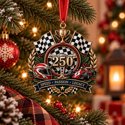 Sports "250" Milestone Christmas Ornament - Festive Holiday Keepsake Gift for Fans & Athletes