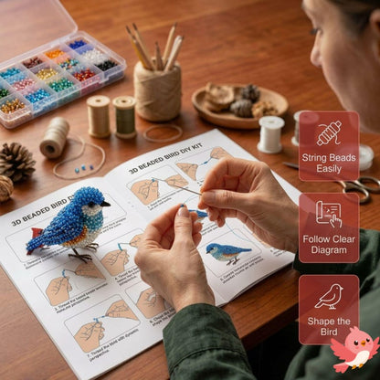 🧵✨Tiny 3D Beaded Animal DIY Kit