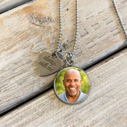 📿 Personalized Photo Memorial Necklace | Custom Remembrance Jewelry with Your Loved One's Picture