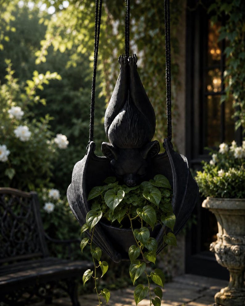 Hanging Bat Plant Pot