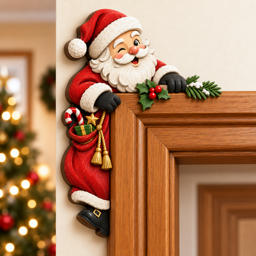 🎅😝Christmas Peekaboo Door Frame Corner Decor