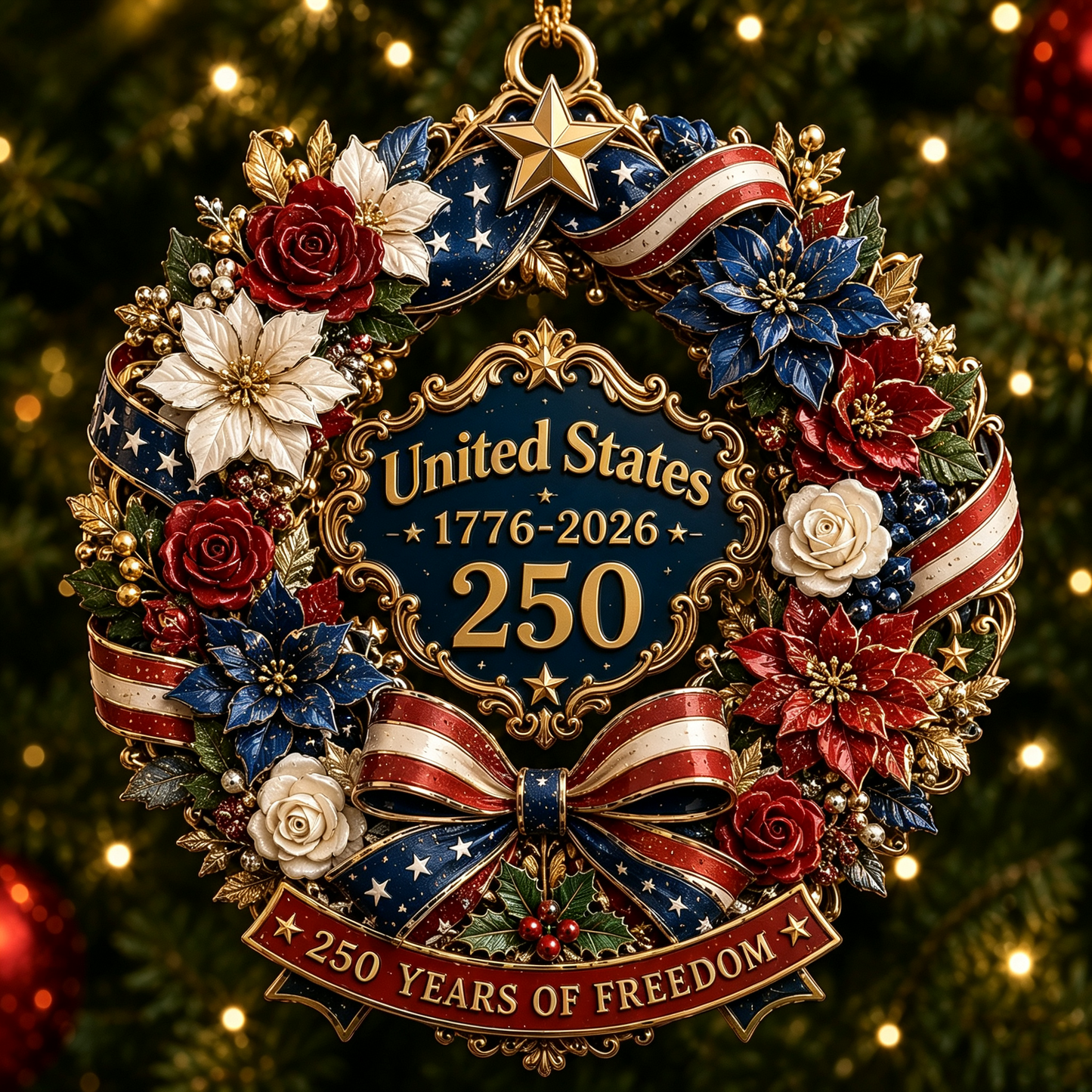 America 250™ Collector Christmas Ornament