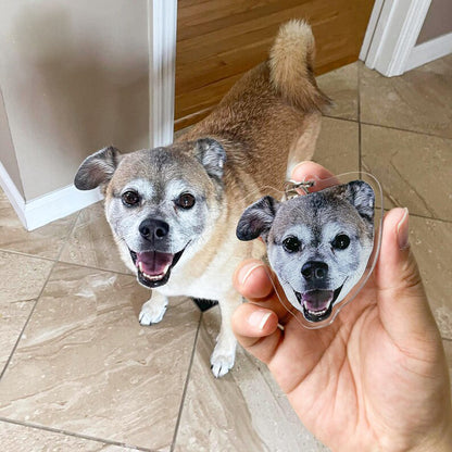 Custom Acrylic Pet Photo Keychain – Keep Your Loved Ones Close