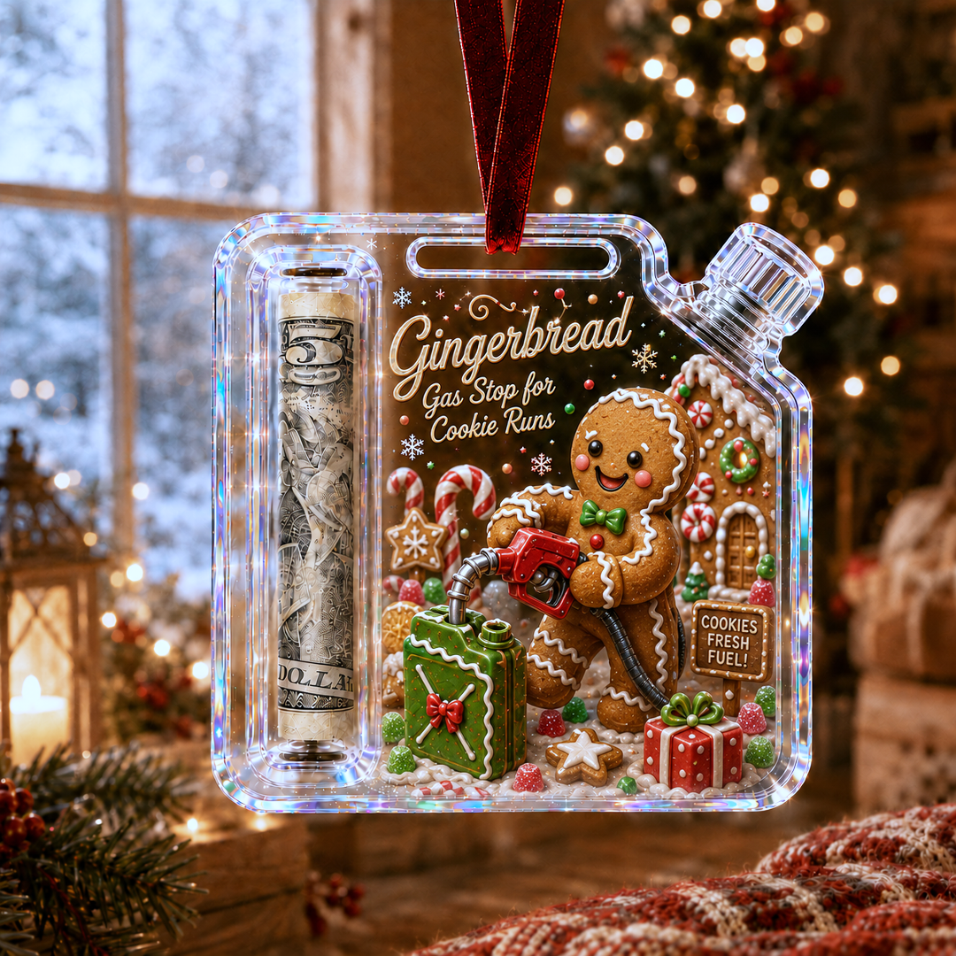 Christmas Fuel-Up Cash Gift Ornament