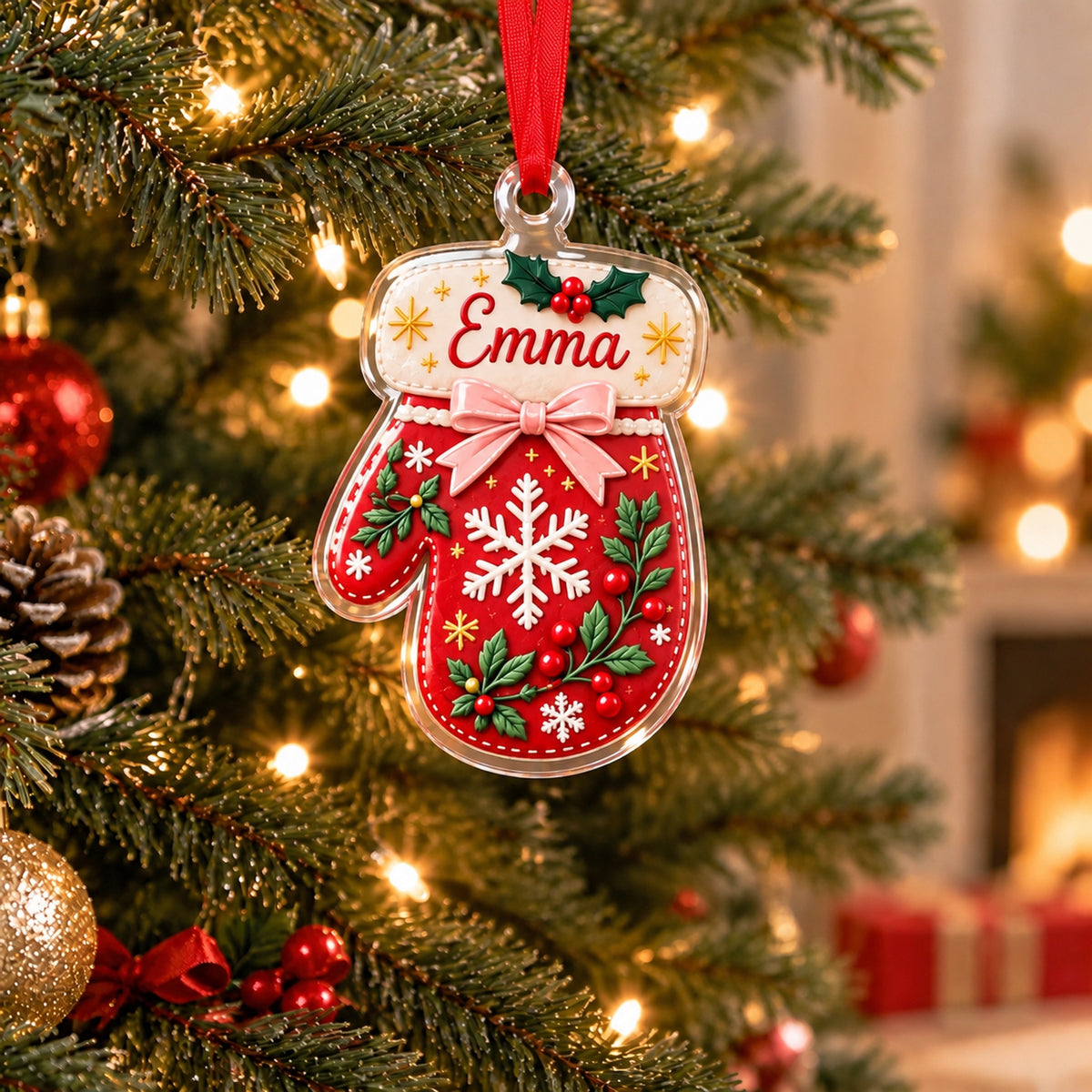 ✨❤️ Personalized Name Christmas Ornament