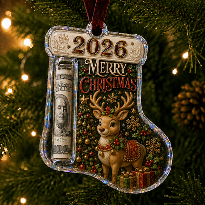 🎅 2026 Christmas Gift 50% Off--Cash Clip Christmas Tree Ornament