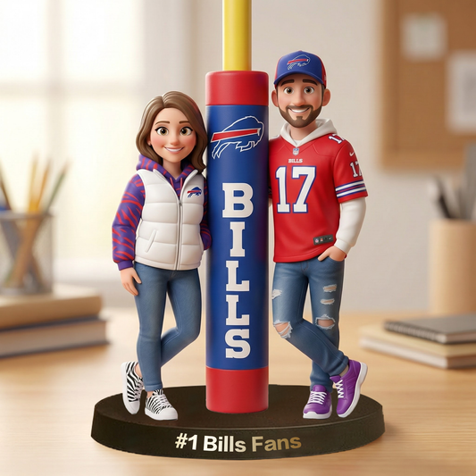 Sports Personalized Photo Desk Decor - Perfect Gift for American football, baseball, soccer, basketball Fans