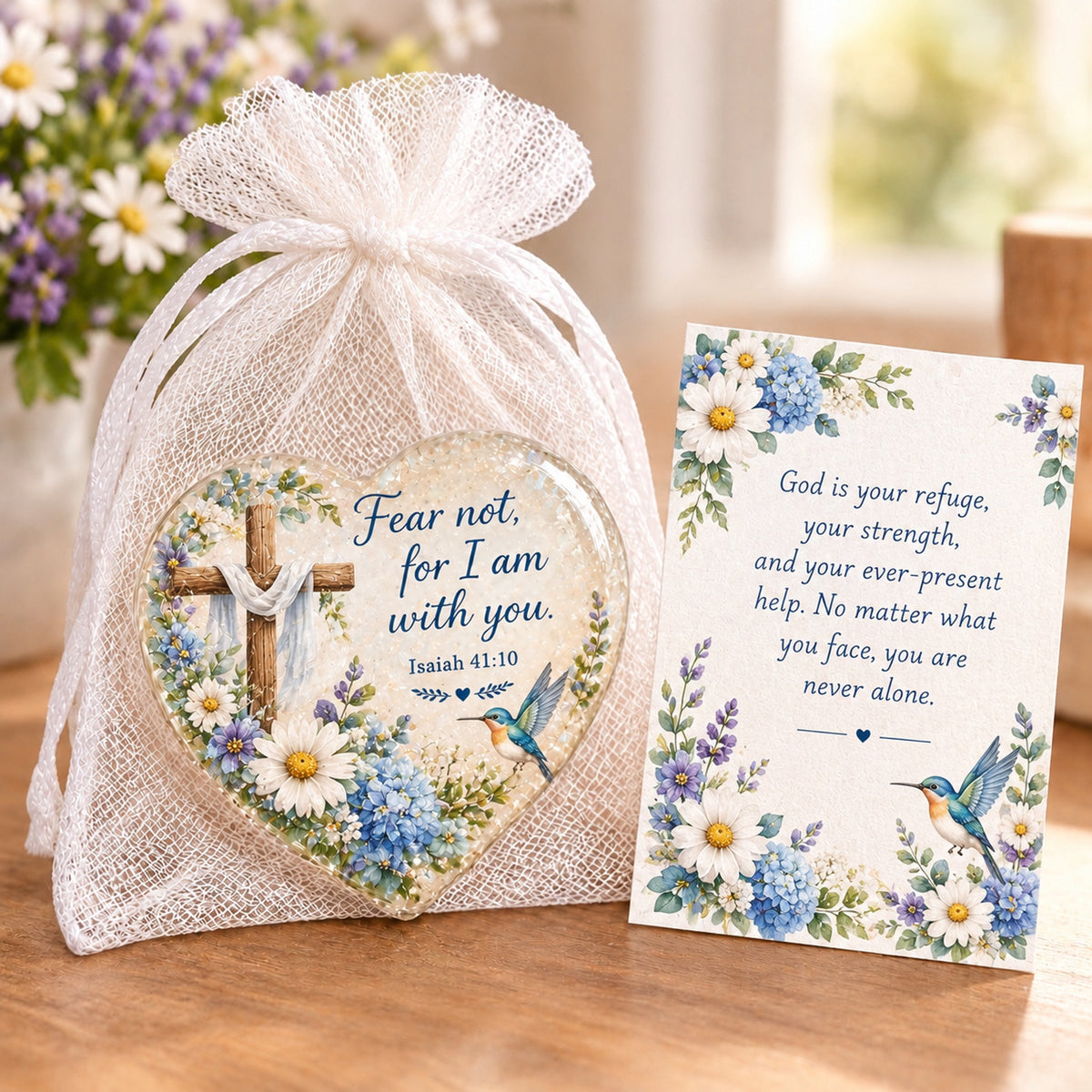 ✝️🌸Christian Pocket Hug Gift – A Little Reminder of God's Love
