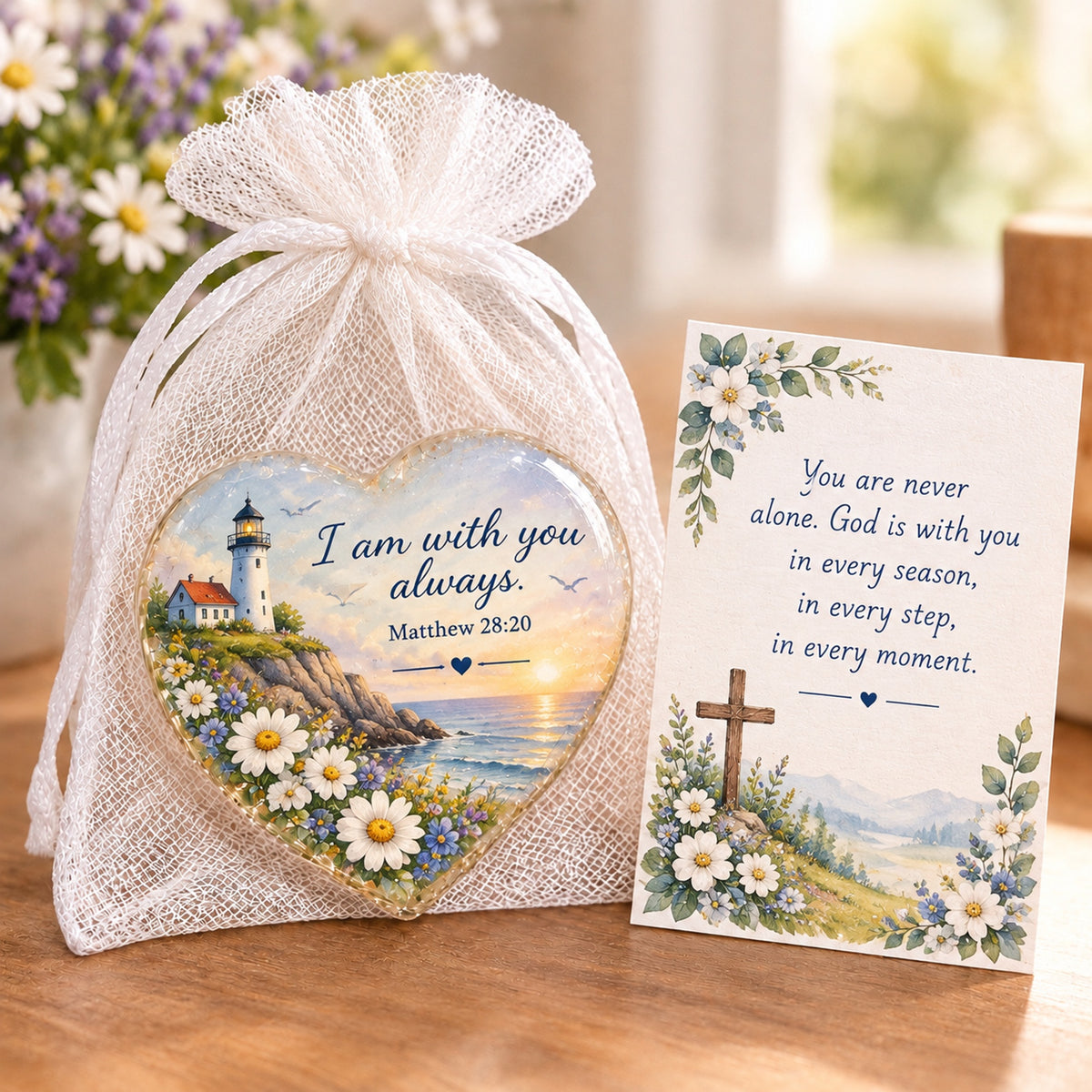 ✝️🌸Christian Pocket Hug Gift – A Little Reminder of God's Love