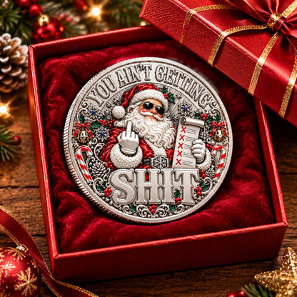 🎅🎄Christmas Sarcastic Coin – A Funny Gift for Someone Who's Had Enough