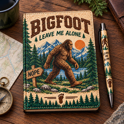 🦶🌲Bigfoot Adventure Journal & Pen Gift Set – A Fun Outdoor-Themed Gift for Bigfoot Fans