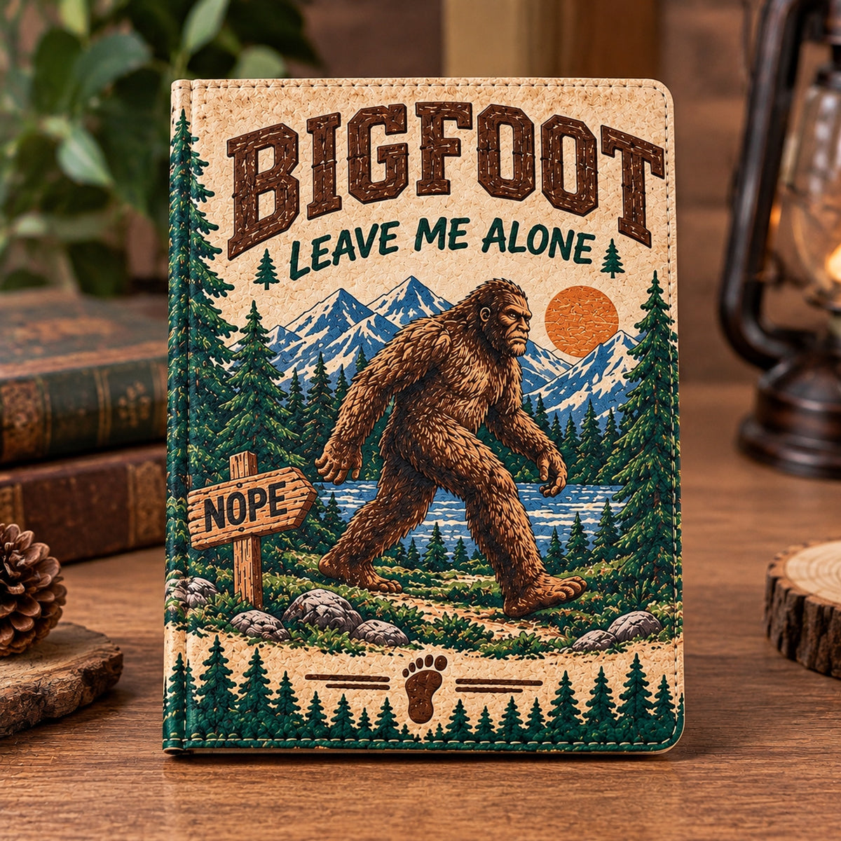 🦶🌲Bigfoot Adventure Journal & Pen Gift Set – A Fun Outdoor-Themed Gift for Bigfoot Fans