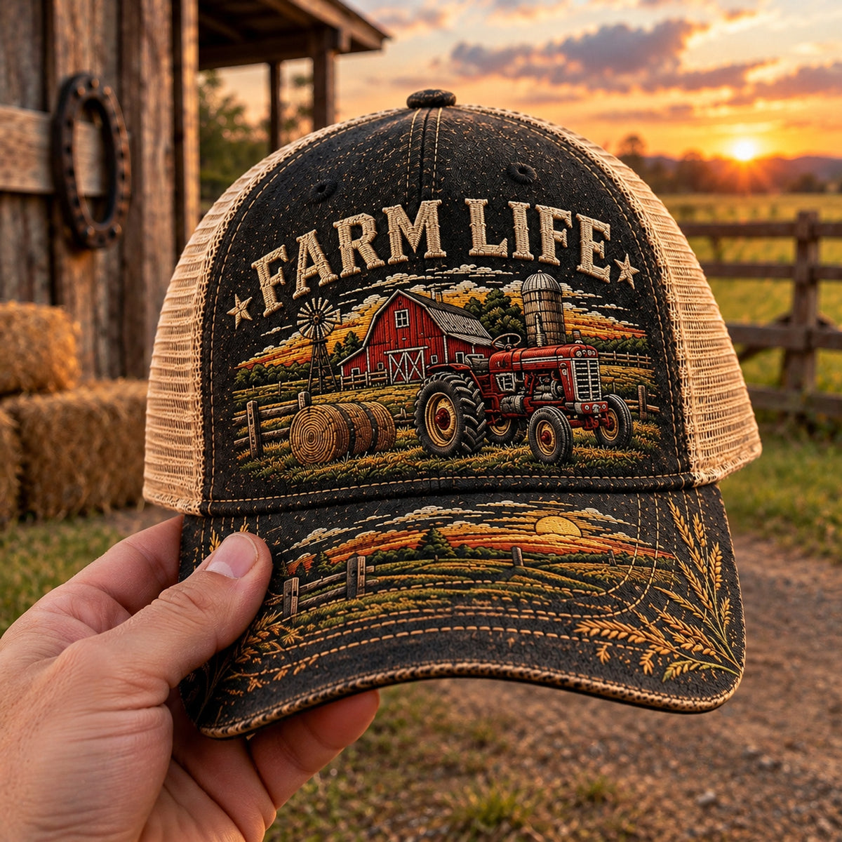 🚜🌾Farm Life Cap – A Special Gift for Farmers