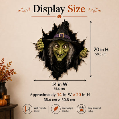 Halloween Break-In 3D Wall Decals