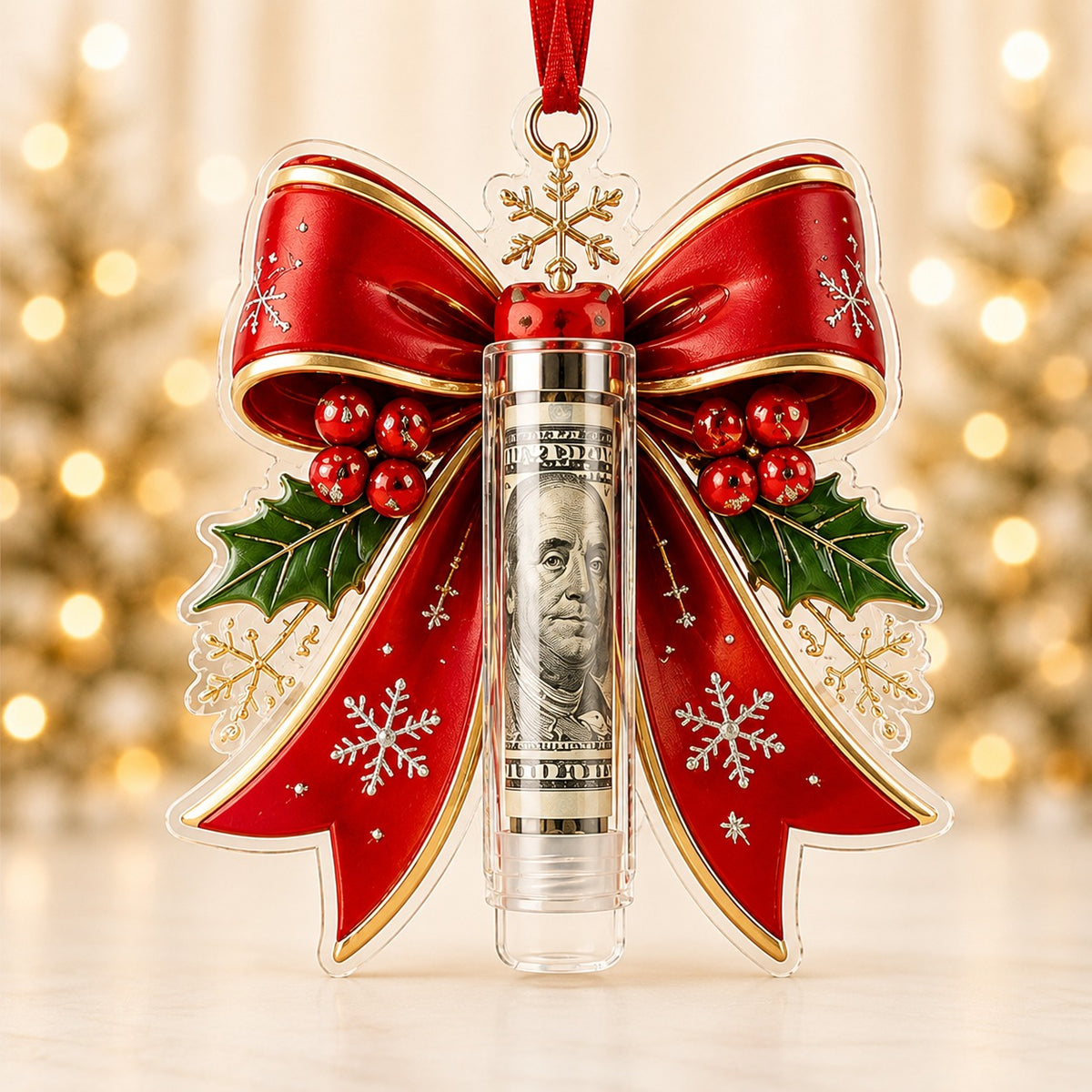 🎄 Christmas Cash Holder Ornament — Turn Cash Into a Christmas Surprise 💵✨