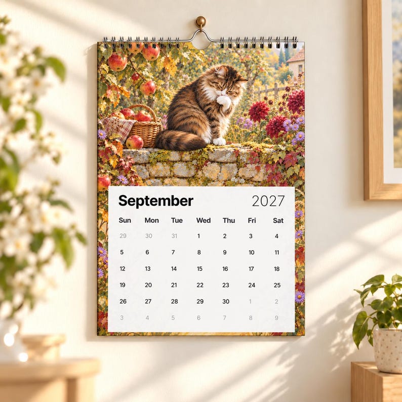 🐈 2027 Cottage Cats Wall Calendar
