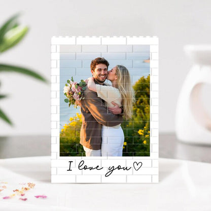 🧩 Custom Photo Block Puzzle – Personalized Gift for Mother’s Day, Best Friends & Couples