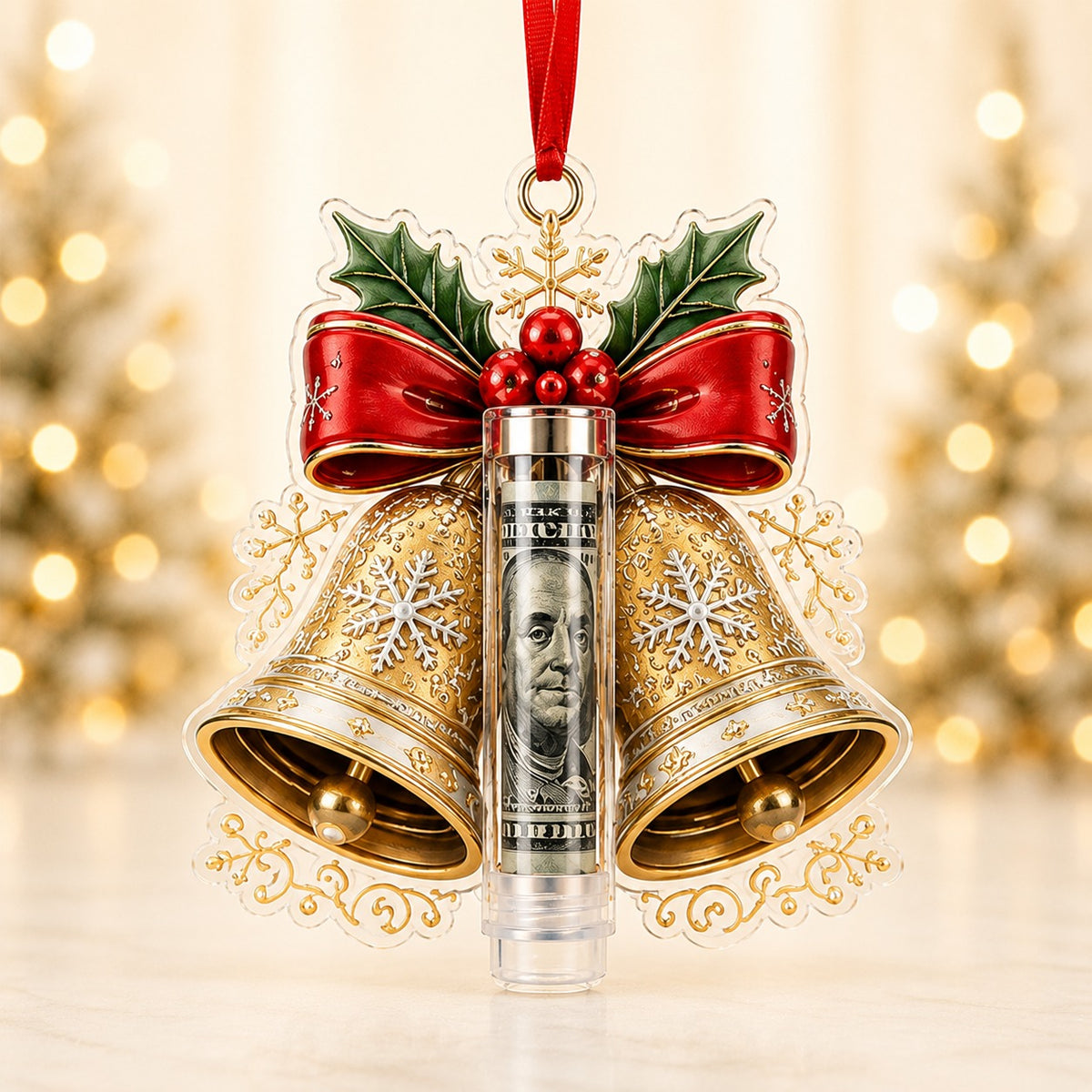🎄 Christmas Cash Holder Ornament — Turn Cash Into a Christmas Surprise 💵✨