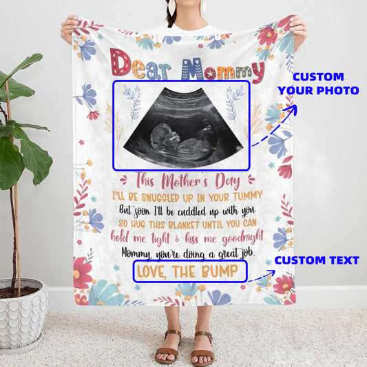 Personalized Blanket - Gift For Mom - Mommy, You Are Doing Great